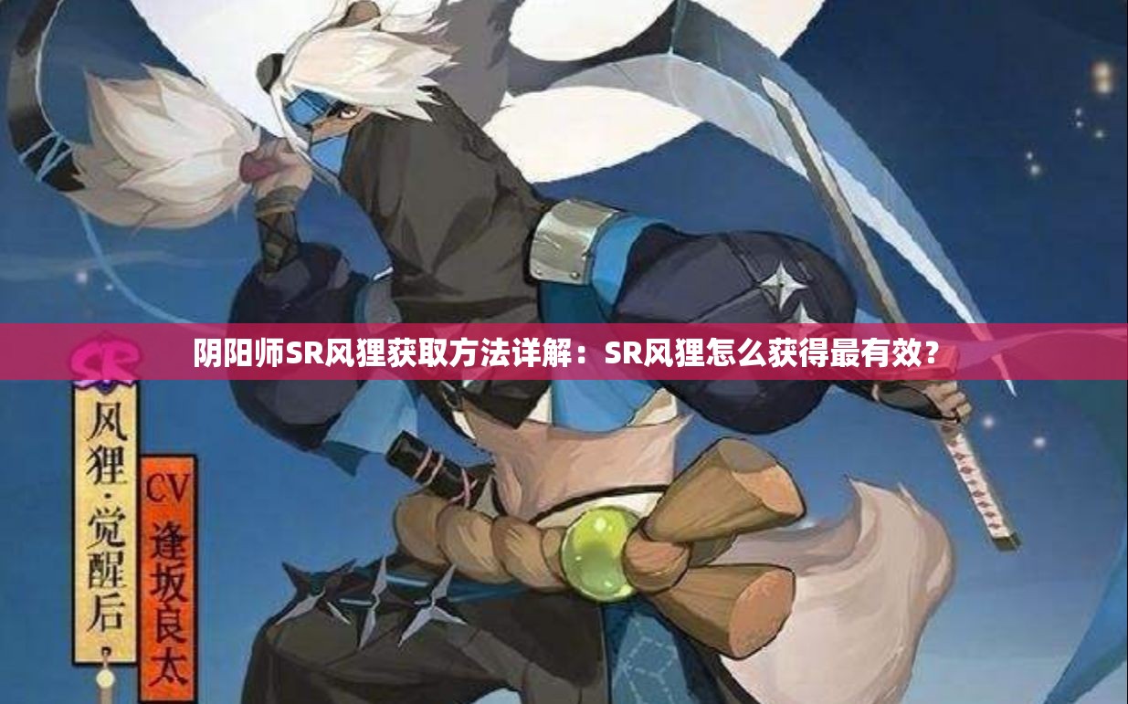 阴阳师SR风狸获取方法详解：SR风狸怎么获得最有效？