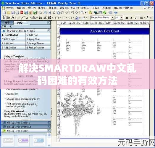 解决SMARTDRAW中文乱码困难的有效方法