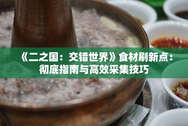 《二之国：交错世界》食材刷新点：彻底指南与高效采集技巧