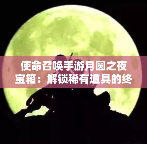 使命召唤手游月圆之夜宝箱：解锁稀有道具的终极指南