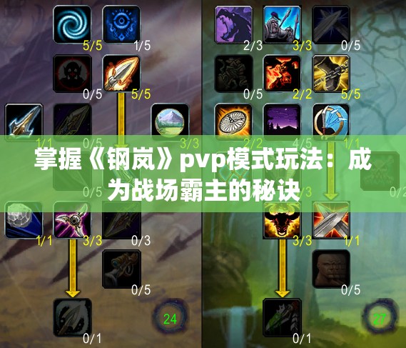 掌握《钢岚》pvp模式玩法：成为战场霸主的秘诀